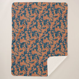 Manta Sherpa Sherpa Blanket floral otoñal - Decoración acogedor