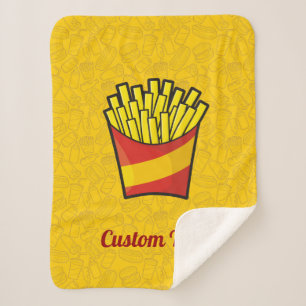 Manta Sherpa Sherpa Blanket Fries de Francia