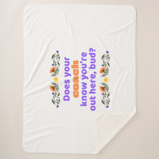 Manta Sherpa Sherpa blanket hockey gift does coach know