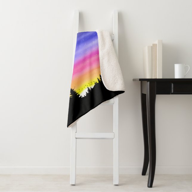 Manta Sherpa Sherpa Blanket Noche Diamond (In situ)