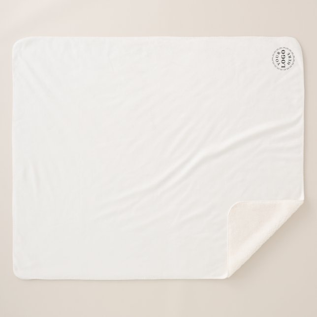 Manta Sherpa Sherpa Blanket, Personalizado mediano, promoción d (Anverso (horizontal))