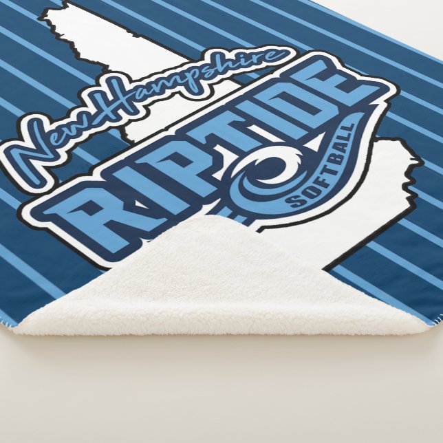 Manta Sherpa Sherpa Blanket (pinstripe) (3/4)