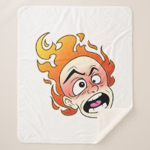 Sherpa Blanket Scovillelicous Fire Head