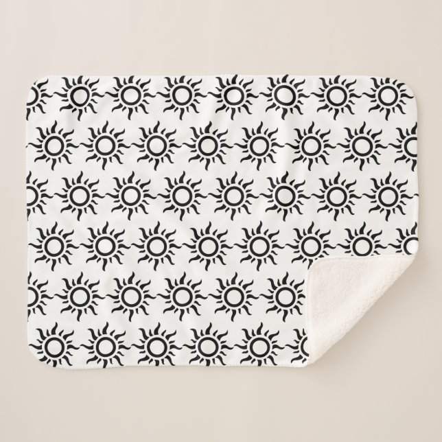 Manta Sherpa Sherpa Blanket - Sun (Anverso (horizontal))