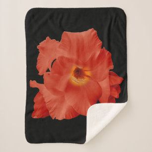 Manta Sherpa Sherpa Blanket Sword Lily Rojo Amarillo