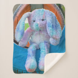 Manta Sherpa sherpa fleece blanket cute rabbit