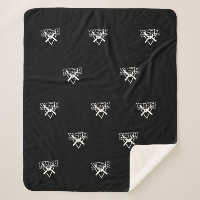 Manta Sherpa Sherpa negra (Anverso)