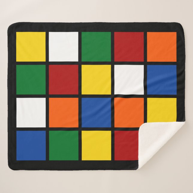 Manta Sherpa Sherpadecke "Quadro" (Anverso (horizontal))