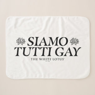 Manta Sherpa Siamo Tutti Gay - El Lotus blanco