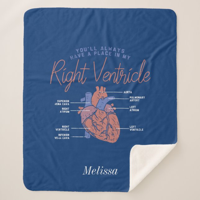 Manta Sherpa Siempre estarás en mi enfermera personalizada de c (Anverso)