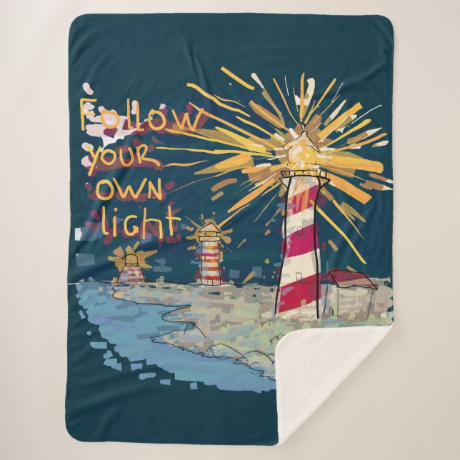 Manta Sherpa Siga su propia luz (Anverso)