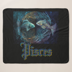 Manta Sherpa Signo zodiacal Piscis