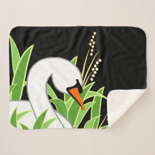 Manta Sherpa Silenciar el cisne en negro