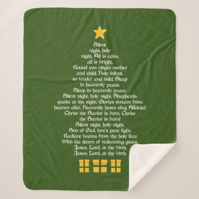 Manta Sherpa Silent Night (Anverso)