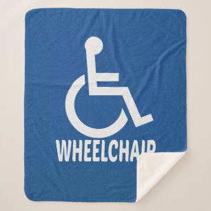 Manta Sherpa silla de ruedas para discapacitados