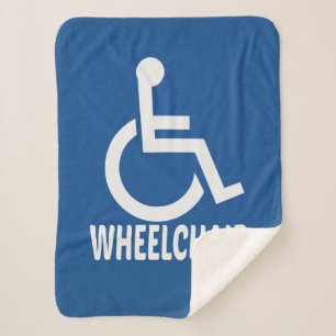 Manta Sherpa silla de ruedas para discapacitados