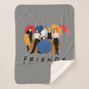 Manta Sherpa Silueta de caracteres FRIENDS™