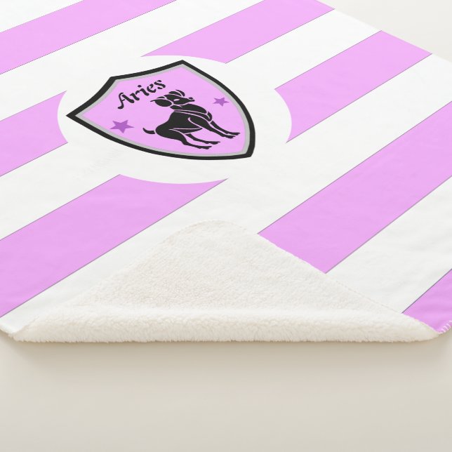 Manta Sherpa Símbolo de Aries  (3/4)