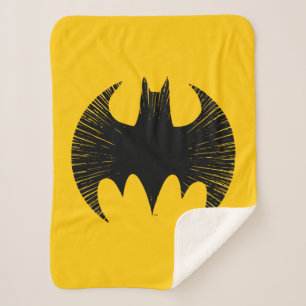 Manta Sherpa Símbolo de Batman   Logotipo Streak