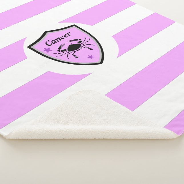 Manta Sherpa Símbolo de cáncer       (3/4)