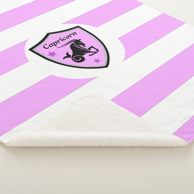 Manta Sherpa Símbolo de capricornio  (3/4)