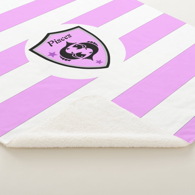 Manta Sherpa Símbolo de Pisces      (3/4)