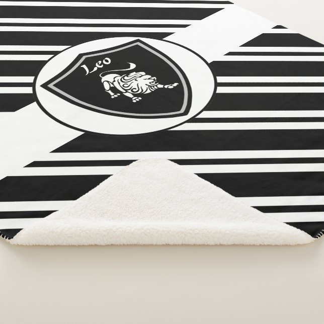 Manta Sherpa Símbolos de Leo (3/4)