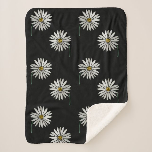 Manta Sherpa Simply Daisies (Anverso)
