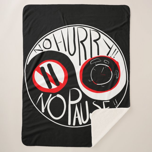 Manta Sherpa Sin prisa, sin pausa (Anverso)