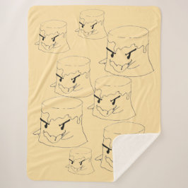 Manta Sherpa Sinister Flan Sherpa Blanket