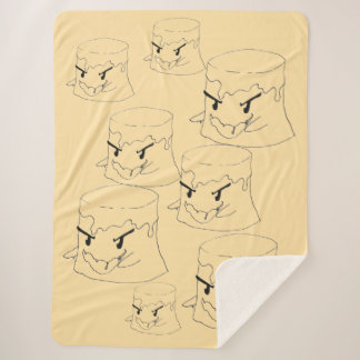 Manta Sherpa Sinister Flan Sherpa Blanket