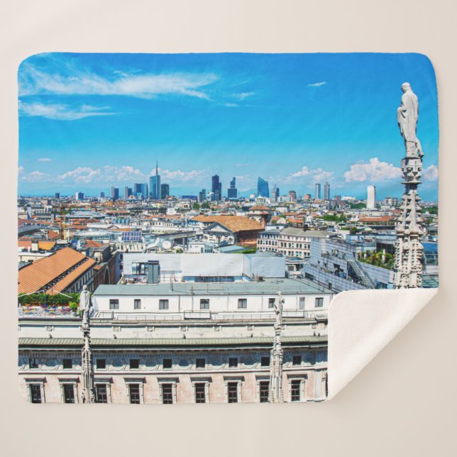 Manta Sherpa Skyline de Milán (Anverso (horizontal))