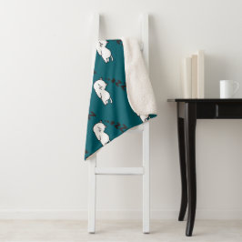 Manta Sherpa Sleepy cat