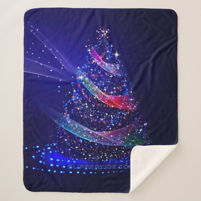 Manta Sherpa SlipperyJoe representó digitalmente el beau del ár (Anverso)