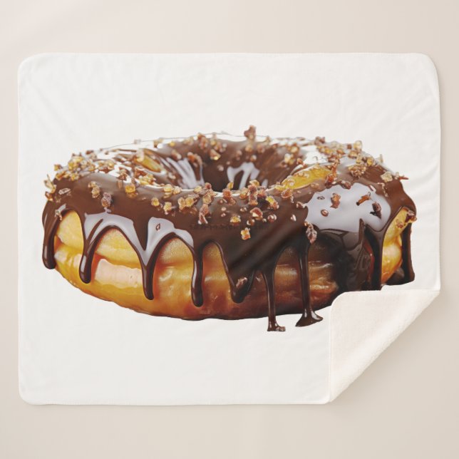 Manta Sherpa SlipperyJoe's decadent donut covered thick glossy  (Anverso (horizontal))