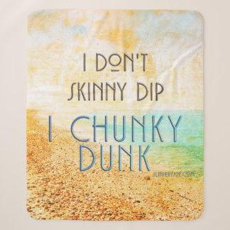 Manta Sherpa SlipperyJoe's warm idyllic beach scene campy skinn