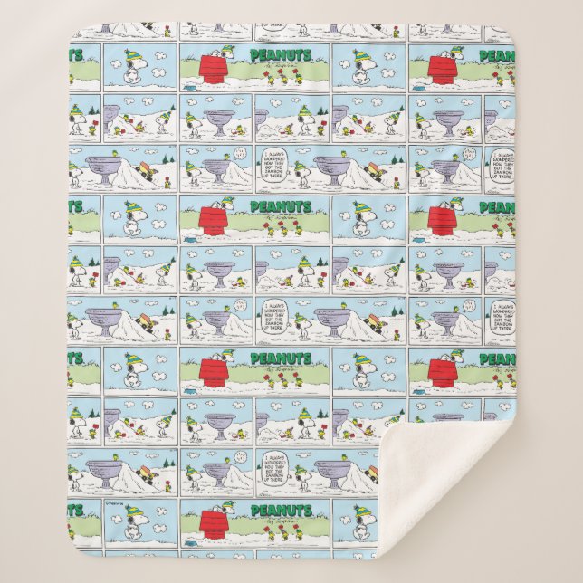 Manta Sherpa Snoopy & The Zamboni Crew (Anverso)