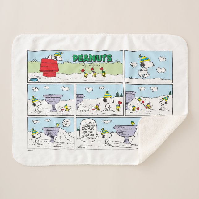 Manta Sherpa Snoopy y la tripulación (Anverso (horizontal))