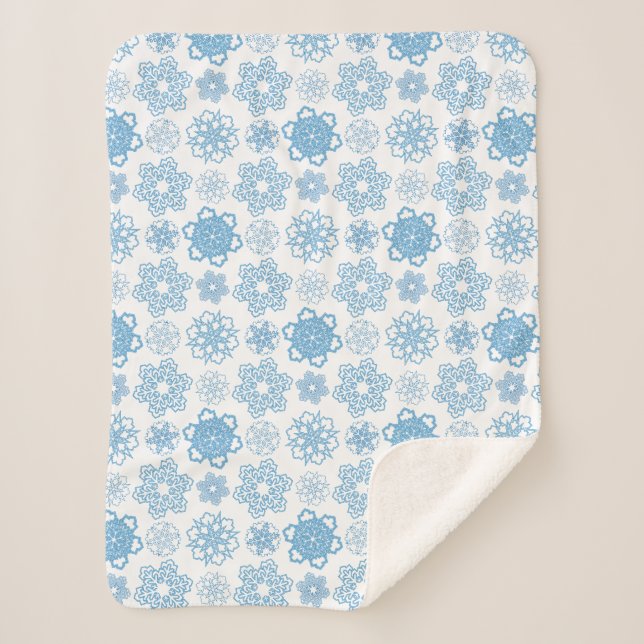 Manta Sherpa Snowflake (Anverso)
