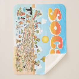 Manta Sherpa SoCal pequeño