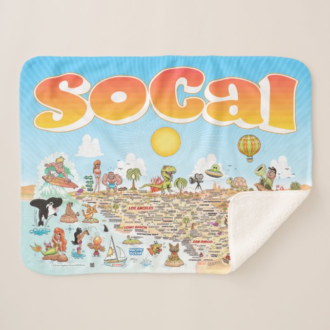 Manta Sherpa SoCal pequeño (Anverso (horizontal))