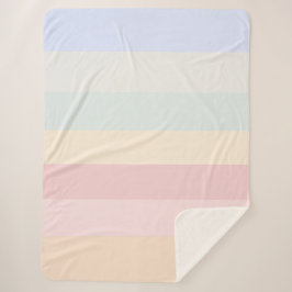 Manta Sherpa Soft Colors 