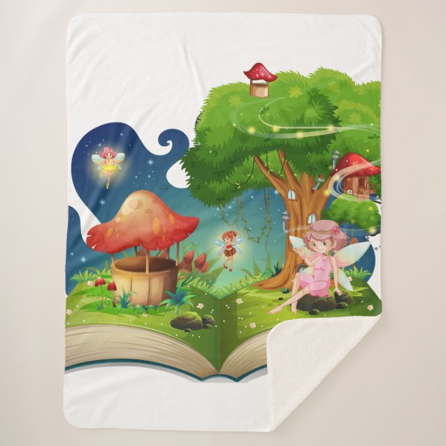 Manta Sherpa Soft Sparkle Friends (Anverso)