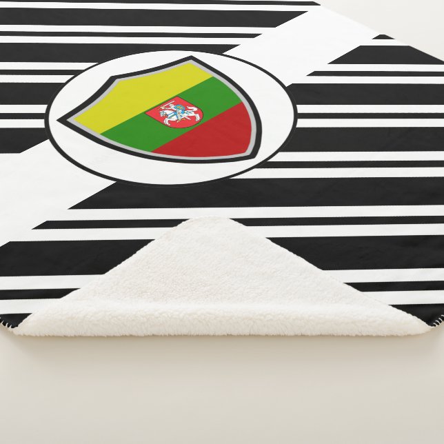 Manta Sherpa Sombrero de la bandera de Lituania (3/4)