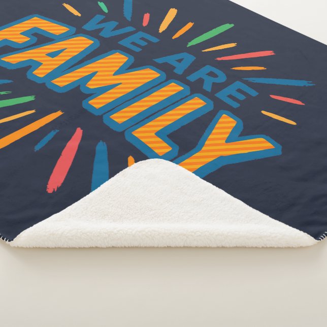 Manta Sherpa Somos familia 1 (3/4)