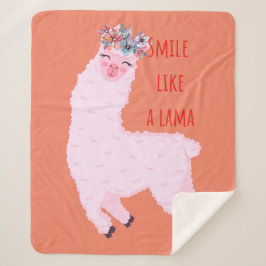 Manta Sherpa Sonríe como un lama