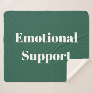 Manta Sherpa Soporte Emocional