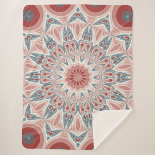 Manta Sherpa Sorprendente arte fractal moderno Kaleidoscope Man
