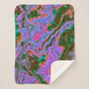 Manta Sherpa Sour Marble Sherpa Blanket