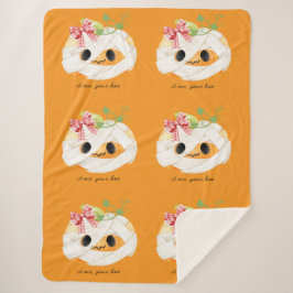 Manta Sherpa Soy yo tu novio, la cómoda calabaza de otoño Sherp